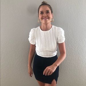 Free people denim skirt